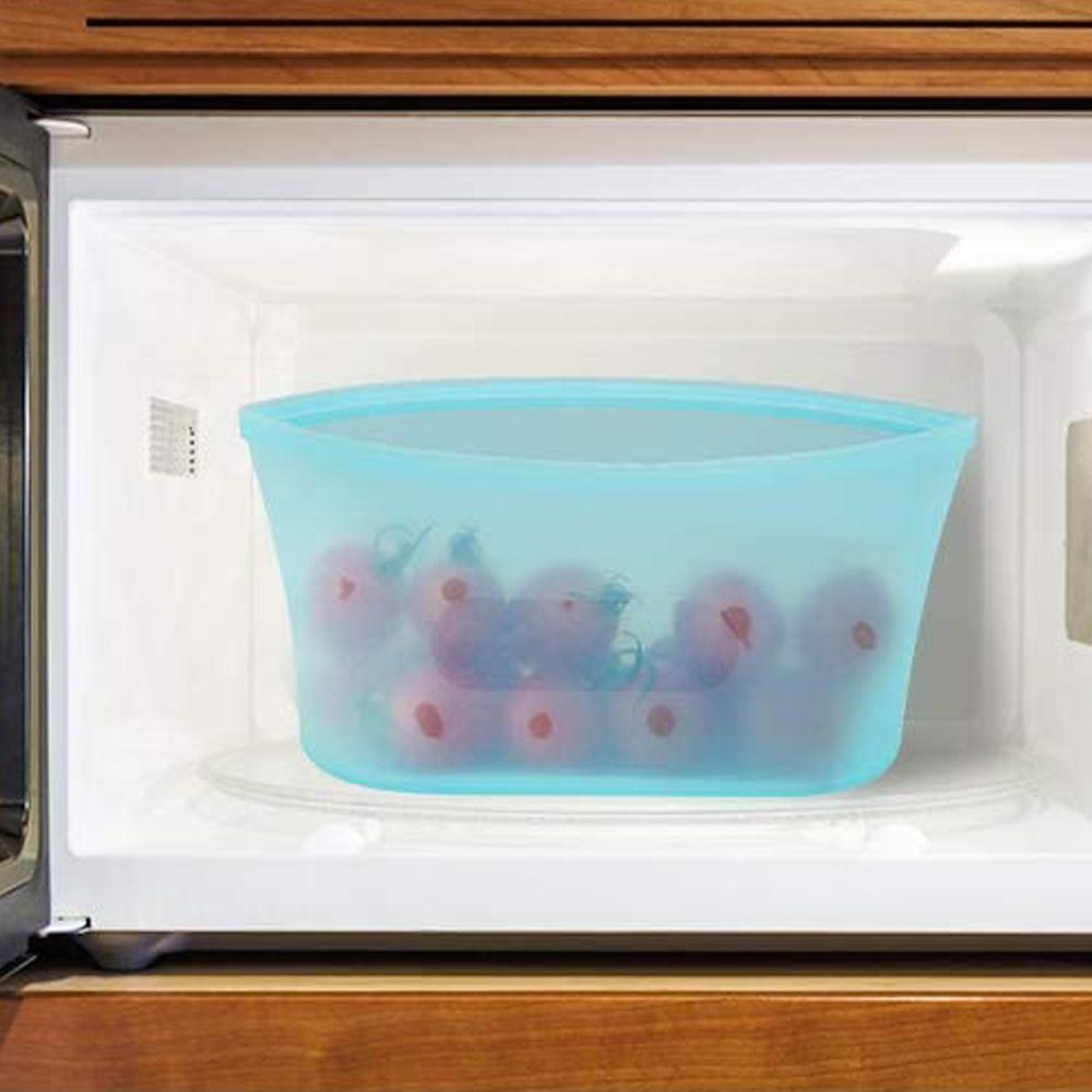 1172 Silicone Food Bag Reusable Airtight Seal Storage Container Freezer Leak-Proof (750Ml) - SkyShopy 1172 Silicone Food Bag Reusable Airtight Seal Storage Container Freezer Leak-Proof (750Ml) - SkyShopy